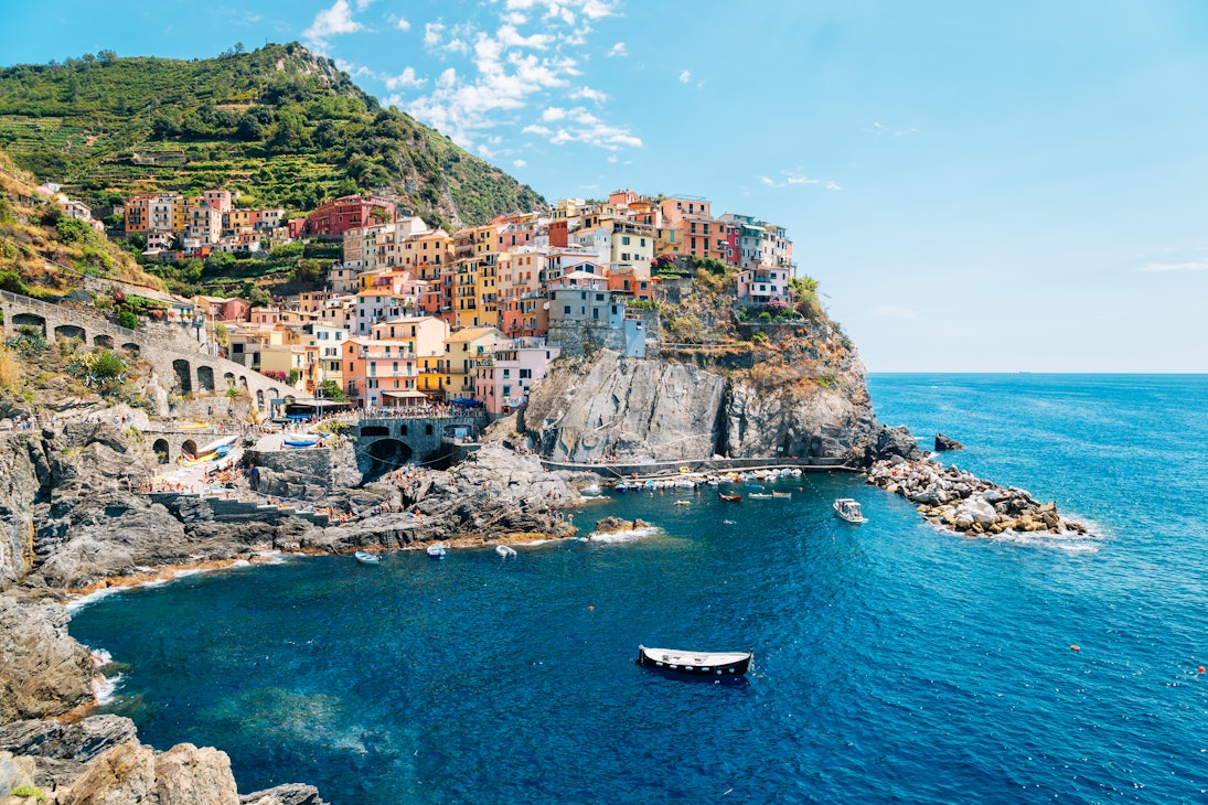Seaside village of Manarola in Cinque Terre.